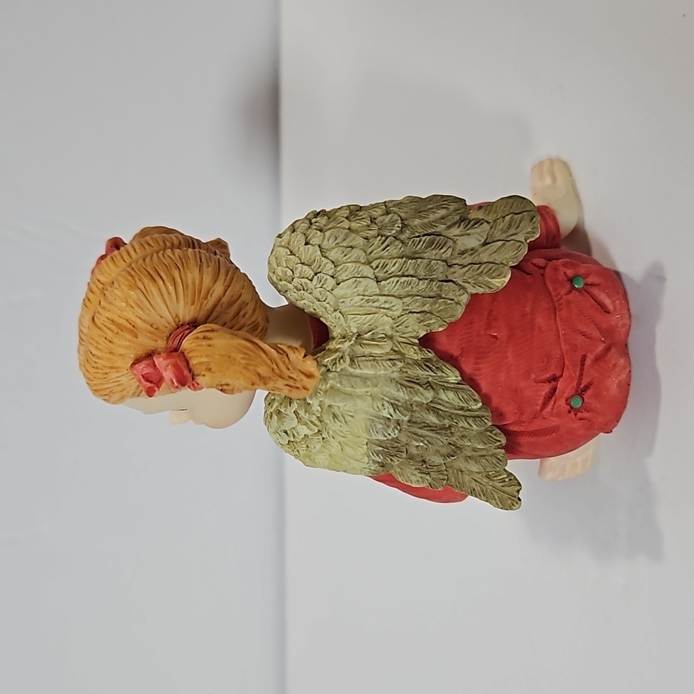 House of Lloyd Christmas Around the World VTG Pajama Angel 2 Piece Red Brown - Picture 4 of 9